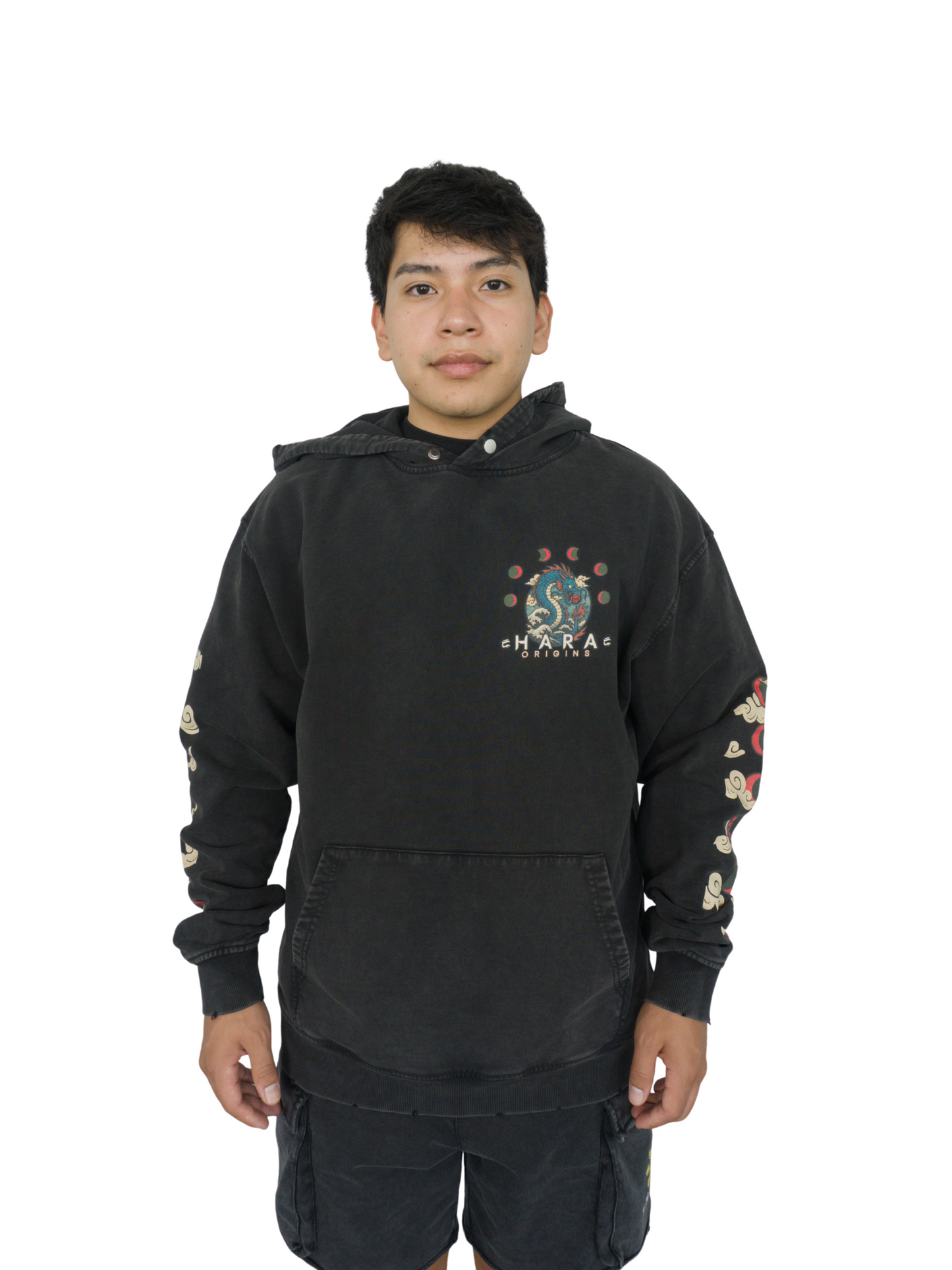 Bakunawa Oversized Snow Washed Hoodie