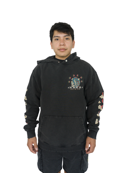 Bakunawa Oversized Snow Washed Hoodie