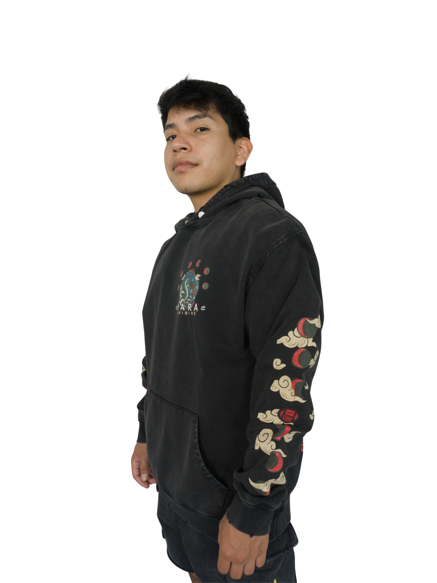 Bakunawa Oversized Snow Washed Hoodie